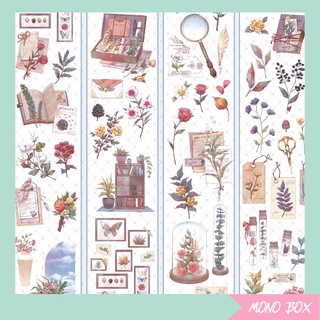 [Mã LIFE1003ALL giảm 10% đơn 50K] Washi tape phong cảnh trang trí sổ cute đẹp chiết MONO BOX PHS05