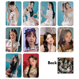 Set 10 card giấy bo góc ảnh nhóm Red Velvet - Bloom