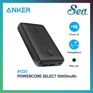 Pin sạc dự phòng ANKER PowerCore Select 10000mAh - A1223 - Công nghệ sạc IQ - An toàn cho thiết bị - Chính hãng