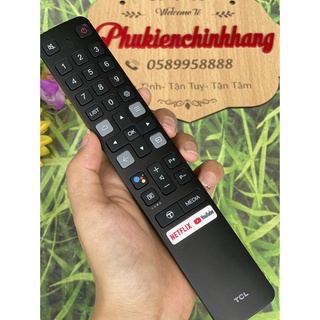 [GIỌNG NÓI CHÍNH HÃNG] Remote tivi TCL giọng nói mẫu dài phím YOUTUBE