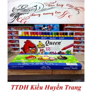 BÚT SÁP CHÌ MÀU 12- 18 CÂY QUEEN cho bé
