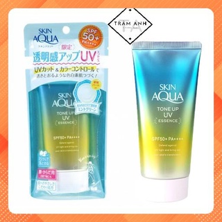 Kem chống nắng Skin Aqua Toneup UV Essence - màu xanh mint