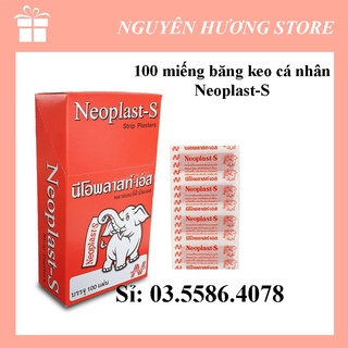 [100 miếng] Băng keo cá nhân Neoplast-S Thái Lan