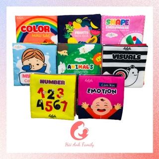 SÁCH VẢI PHÁT TRIỂN TOÀN DIỆN CHO BÉ MINI CLOTH BOOK 0 - 3 TUỔI