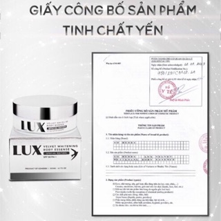 Kem body Lux soherbs chứa tinh chất yến 200gr
