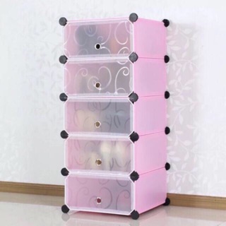 [ BÁN THEO NGĂN] HỘP ĐỰNG GIÀY LẮP GHÉP ĐA NĂNG. Kích thước 1 hộp cao 17cm rộng 35cm sâu 35cm.