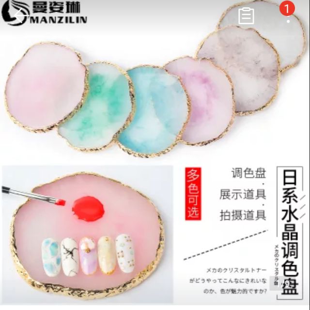 Miếng xà cừ pha màu vẽ