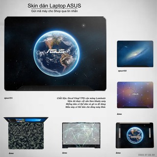 Skin dán Laptop Asus in hình không gian _nhiều mẫu 26 (inbox mã máy cho Shop)