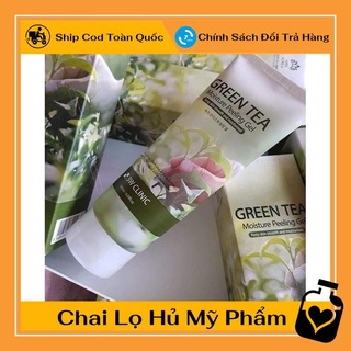 [Hàng chuẩn] Tẩy tế bào chết trà xanh 3W Clinic 180ml Hàn Quốc , nguyên liệu, công thức làm kem trộn trắng da body