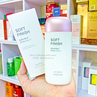 Sữa chống nắng Missha Soft Finish Sun Milk SPF50+/PA+++
