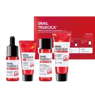 Bộ Kit 4 Sản Phẩm Ốc Sên Phục Hồi Da Some By Mi Snail Truecica Minisize