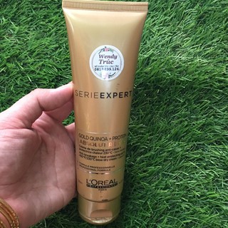 KEM DƯỠNG TÓC XẢ KHÔ CHỐNG NHIỆT CHIẾT XUẤT TINH DẦU LOREAL QUINOA VÀ PROTEIN 125ml