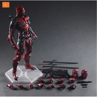 (Hết hàng) Mô hình khớp Deadpool Red chất lượng tôt 26cm