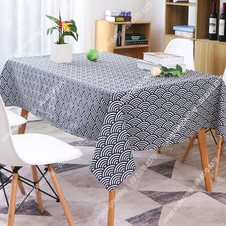 Khăn trải bàn, phông nền chụp ảnh decor VẢI CANVAS, vải bố họa tiết Xoáy Tròn