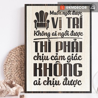 Tranh tạo động lực treo tường trang trí văn phòng -  Câu nói của Sơn Tùng MTP