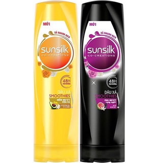 Dầu xả Sunsilk mềm mượt diệu kì 327ml ( 2 màu vàng và đen)