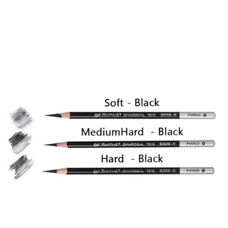 Set 3 bút chì chuyên nghiệp cho nghê vẽ (Soft, Midium Hard, Hard)