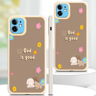 Ốp Điện Thoại iphone Mềm God is Good ốp vuông iPhone 12 8plus x 11promax 7plus 8 6 6Plus 7Plus X Xs Max 13 Promax tr278