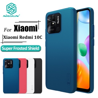 Ốp điện thoại NILLKIN nhựa PC cứng nhám siêu mỏng chống sốc chống bám vân tay cho Xiaomi Redmi 10C