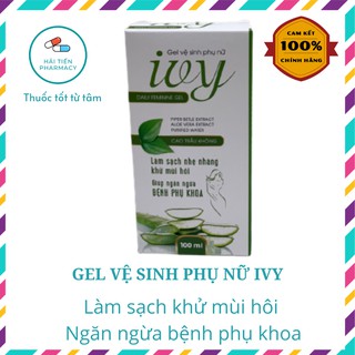 Gel vệ sinh phụ nữ Ivy chứa trầu không làm sạch, khử mùi hôi