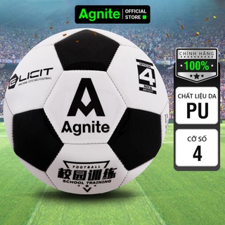 Quả bóng đá AGNITE số 4 tiêu chuẩn - chất liệu PVC cao cấp - đàn hồi tốt chống mòn - cho trẻ em - màu sắc cơ bản - F1205