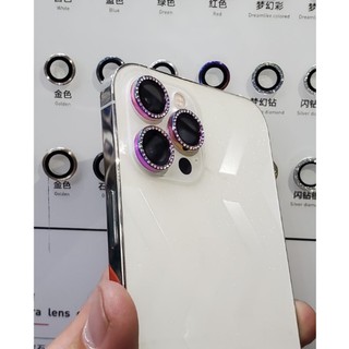 Bộ dán mắt Camera Kuzoom Kim cương đá iPhone 11, 11 Pro, 11 Pro Max, 12 Mini, 12 , 12 Pro, 12 Pro Max Crystal Diamond
