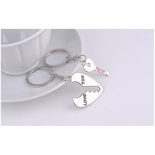 [Hàng đã về] Móc khóa cặp cao cấp chỉa khóa tình yêu