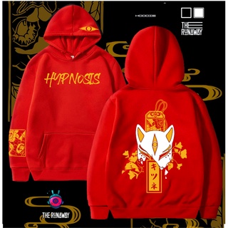 Áo Hoodie Urban Kitsune 2: Hypnosis (Đỏ) Nỉ bông cho Nam/ Nữ by The Runaway