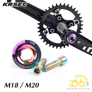 Ốc vặn đùi đĩa trục rỗng xe đạp M15 M18 M20 KRSEC