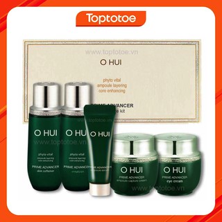 Bộ Siêu Dưỡng Trẻ Hoá Căng Bóng Da Ohui Prime Advancer 5pcs 56ml
