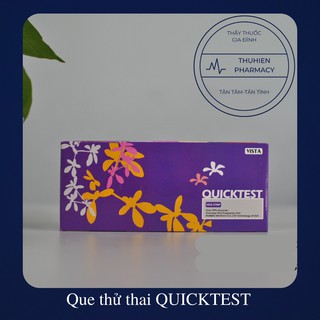 Que thử thai QUICKTEST đọc kết quả sau 3-5 phút