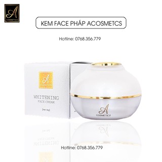Kem Face Pháp Acosmetics - Kem dưỡng trắng da mặt - 50g - Giúp ngăn ngừa mụn, thâm nám tàn nhang,Hiệu quả chỉ sau 1 tuần