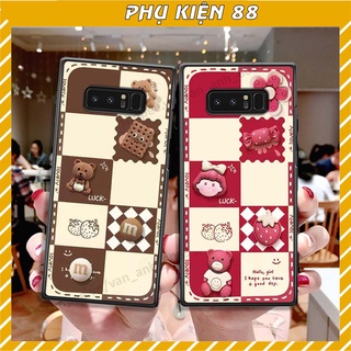 Ốp lưng Samsung Note 8 hình gấu, kẹo dễ thương cute