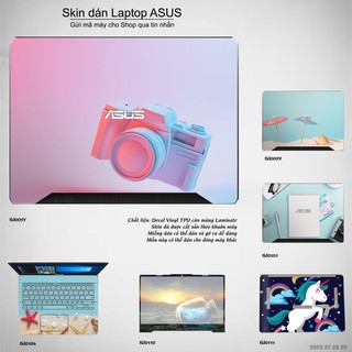 Skin dán Laptop Asus in hình thiết kế _nhiều mẫu 2 (inbox mã máy cho Shop)