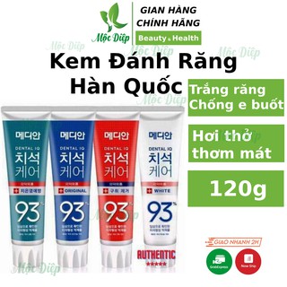 Kem Đánh Răng Median Hàn Quốc giúp trắng răng, chống ê buốt, hơi thở thơm mát