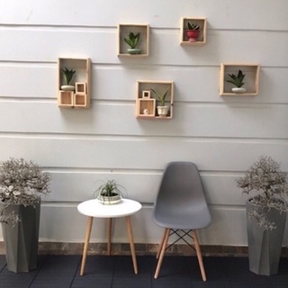 Khung gỗ vuông treo tường _HUY_Decor