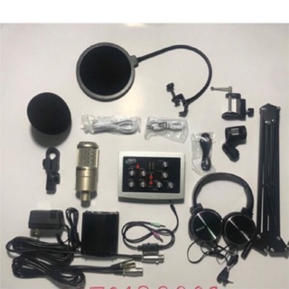 [Freeship toàn quốc từ 50k] Combo Mic Takstar PC k200, sound card HF-5000 Pro, full phụ kiện