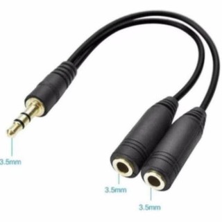 [Mã ELHACE giảm 4% đơn 300K] Jack chia âm thanh 1 ra 2 cổng audio 3.5 mm