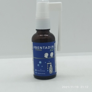 Xịt mũi họng BENTADIN Ative chai 30ml - Giảm các triệu chứng viêm mũi dị ứng, viêm xoang