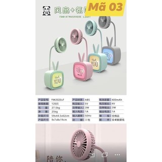 ⚡Quạt Cầm Tay⚡- Quạt Cầm Tay Mini- Quạt cầm tay Tích điện  -Quạt cầm tay và kẹp bàn 2 in - quạt mini kity cực xinh kute