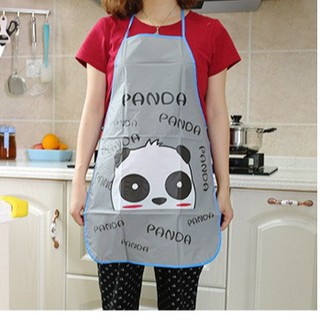 Tạp dề nấu ăn hình hoạt hình đáng yêu không thấm nước cho nhà bếp