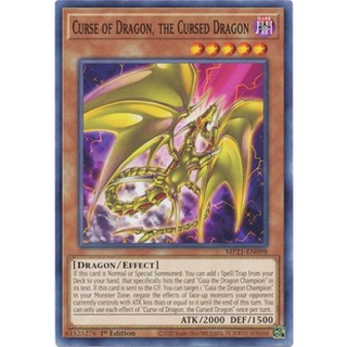 Thẻ bài Yugioh - TCG - Curse of Dragon, the Cursed Dragon / MP21-EN098'