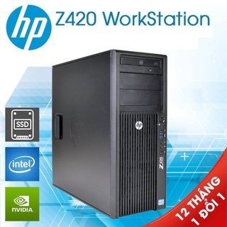 Máy Trạm HP Z420 Chuyên Đồ Họa ,Game Nặng CPU E5 2680V2 /Ram 32GB /SSD 256GB,HDD 2TB ,VGA Quadro K2200 , Chậy 24h/24h