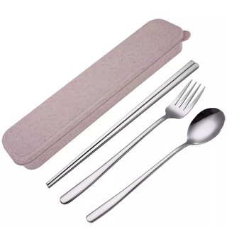Bộ 3 đã muỗng và nĩa dùng cá nhân, cắm trại, dã ngoại du lịch MD50