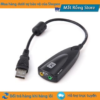 [Usb ra sound] Usb chuyển thành card âm thanh 7.1 5HV2 có dây có thể sử dụng cho máy tính bàn hoặc laptop