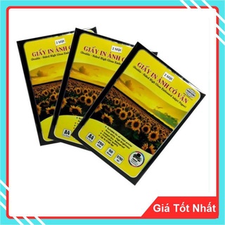 Giấy In Ảnh, In Màu 2 Mặt Mạnh Hưng Khổ A4 Có Vân