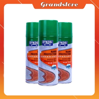 Bình xịt giày chống thấm nước chống bẩn EYKOSI nano bạc 250ml, chai xịt chống thấm nước mưa giày dép, quần áo, túi xách