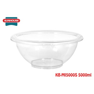 Bát trộn salad Sunhouse BioZone KB-MI5000S, Dung tích 5000ml