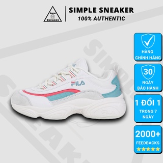 Giày Fila Chính Hãng FREESHIP FILA Ray Run Pink Hàn Quốc - Giày Sneaker Thể Thao Nữ Fila Authentic - Simple Sneaker