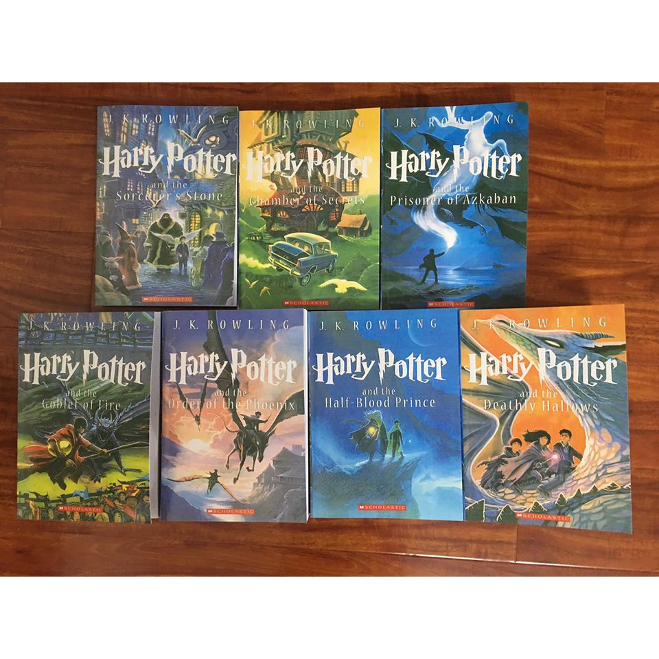 Combo 7q - Harry Potter (100% tiếng anh)